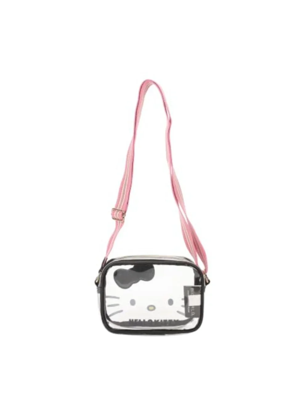 Clear PVC Crossbody Bag with Adjustable Strap